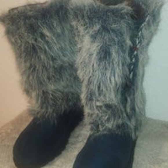 MUC LUKS ** stylish Winter boots with covers in size 8 - Picture 4 of 12